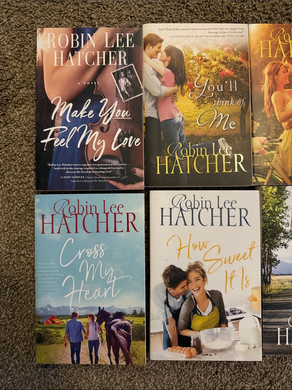 Robin Lee Hatcher Paperback Book Set - Picture 2 of 3
